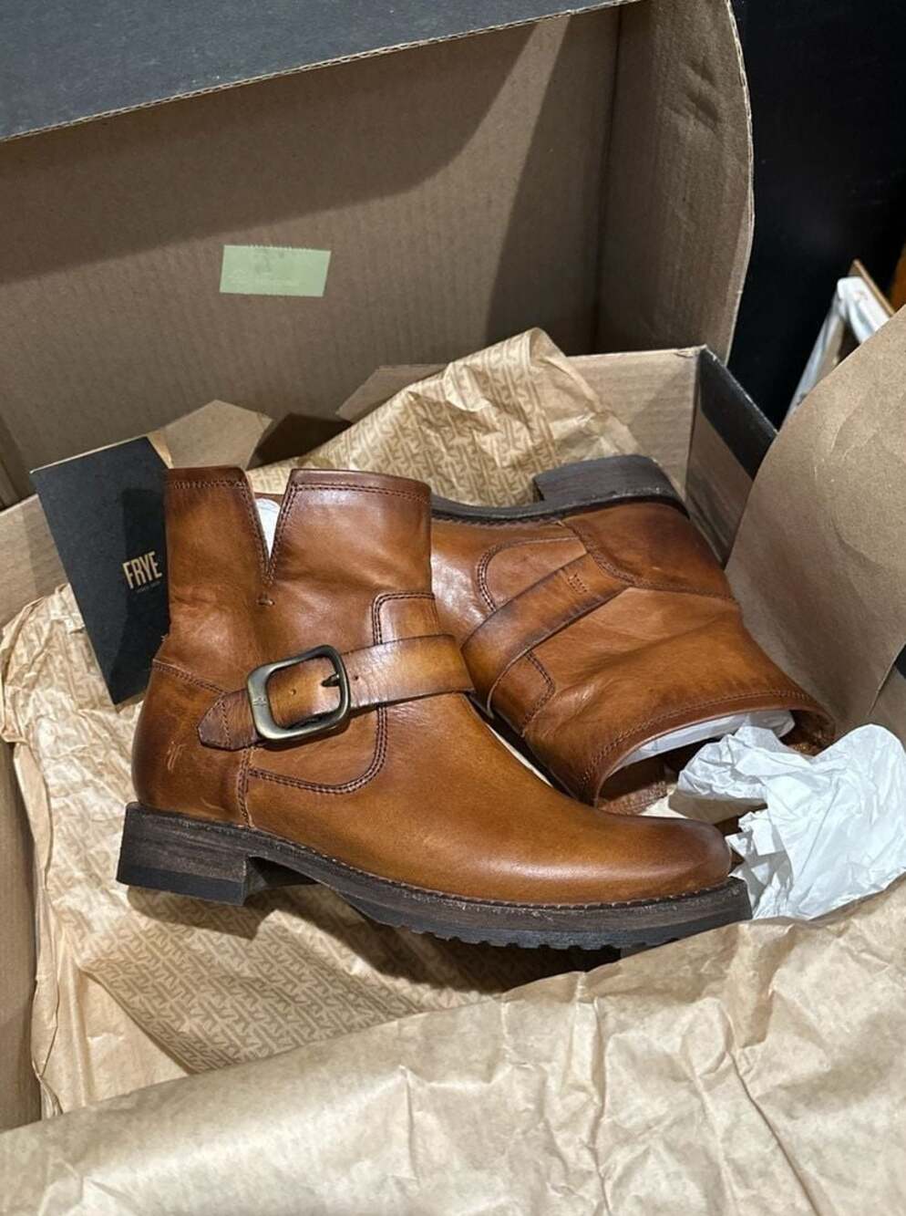 Frye Veronica Booties Women's Oiled Suede Leather Ankle Boots